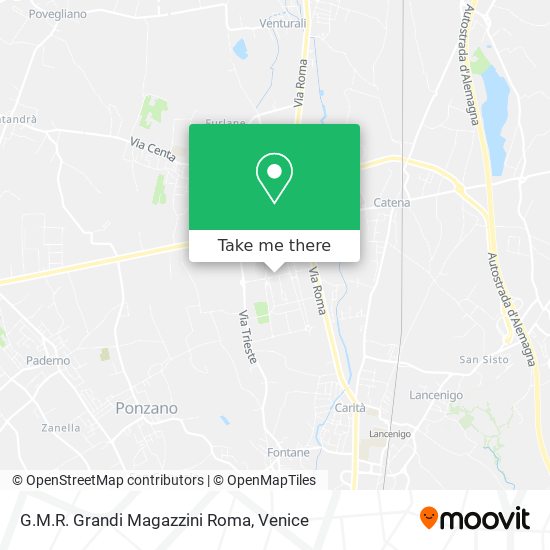 G.M.R. Grandi Magazzini Roma map