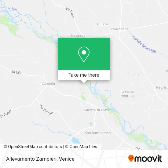 Allevamento Zampieri map