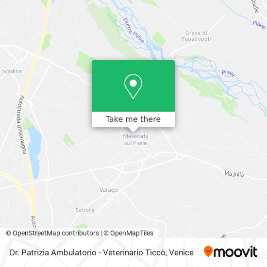 Dr. Patrizia Ambulatorio - Veterinario Ticcò map