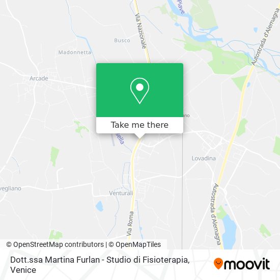 Dott.ssa Martina Furlan - Studio di Fisioterapia map