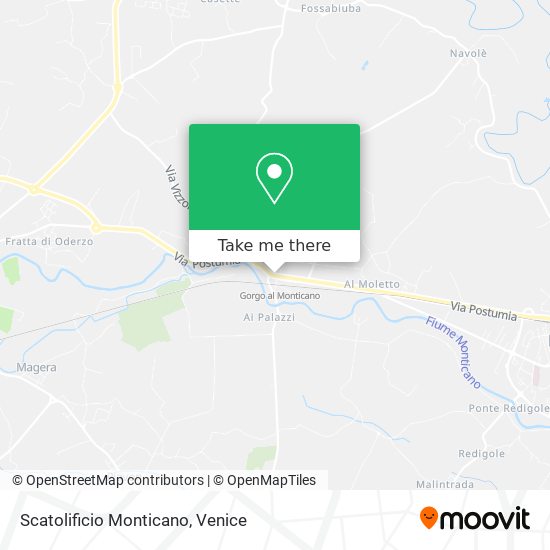 Scatolificio Monticano map
