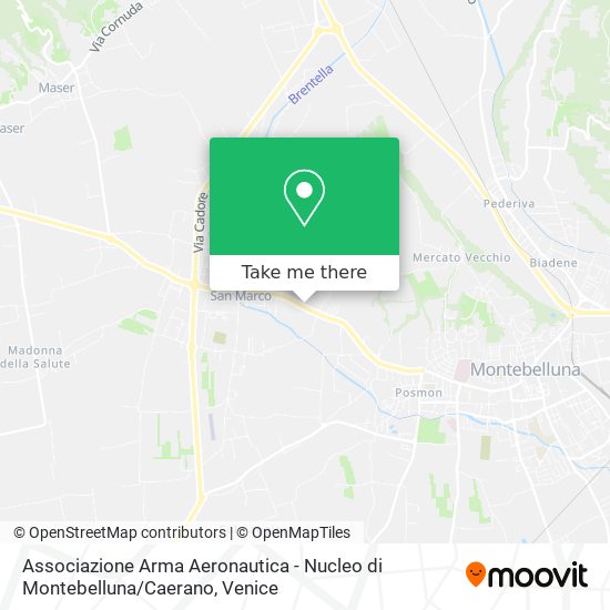 Associazione Arma Aeronautica - Nucleo di Montebelluna / Caerano map