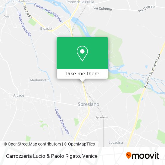 Carrozzeria Lucio & Paolo Rigato map