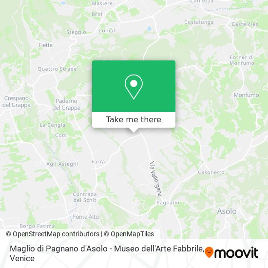 Maglio di Pagnano d'Asolo - Museo dell'Arte Fabbrile map