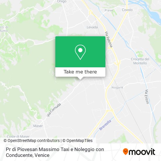 Pr di Piovesan Massimo Taxi e Noleggio con Conducente map