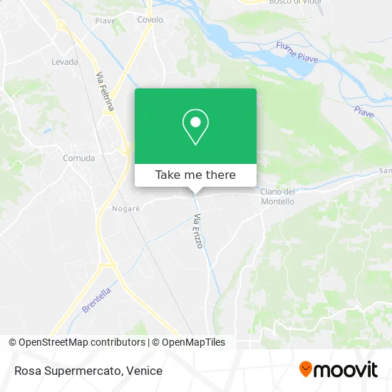 Rosa Supermarket map