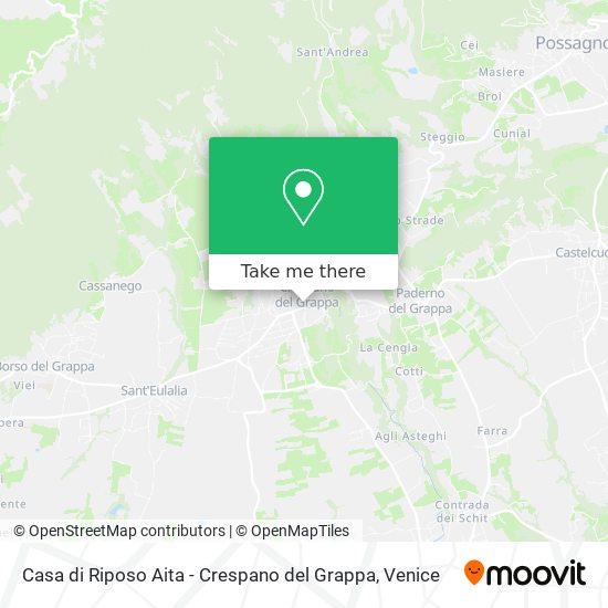 Casa di Riposo Aita - Crespano del Grappa map