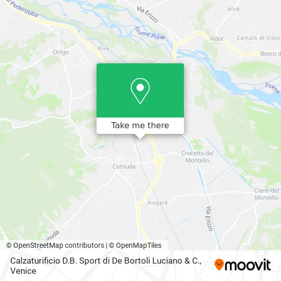 Calzaturificio D.B. Sport di De Bortoli Luciano & C. map