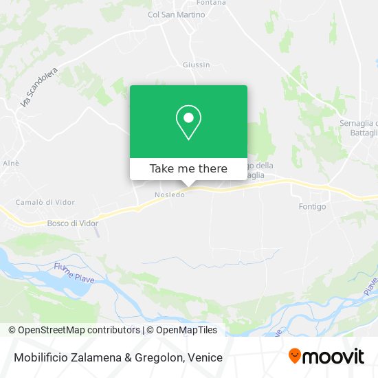 Mobilificio Zalamena & Gregolon map