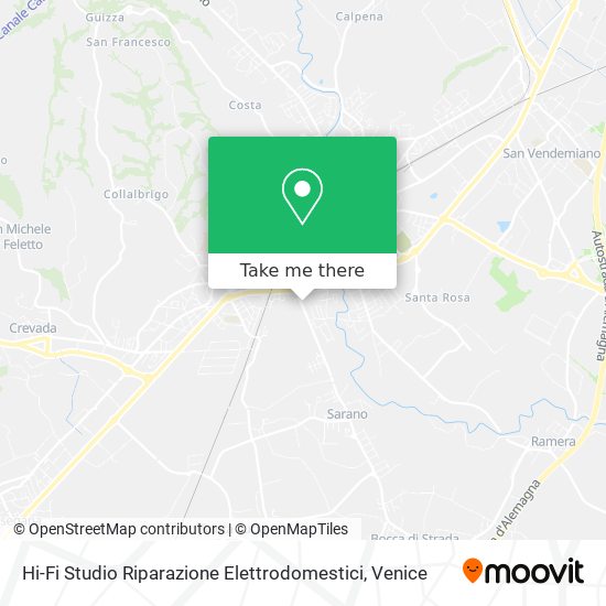 Hi-Fi Studio Riparazione Elettrodomestici map