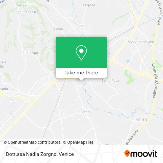 Dott.ssa Nadia Zorgno map