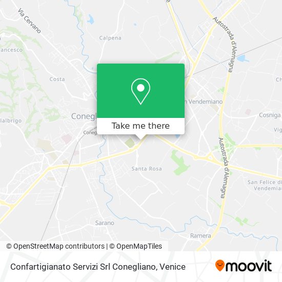 Confartigianato Servizi Srl Conegliano map