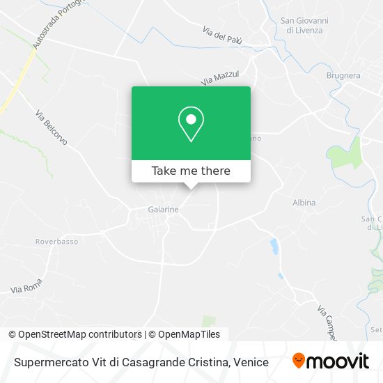 Supermercato Vit di Casagrande Cristina map