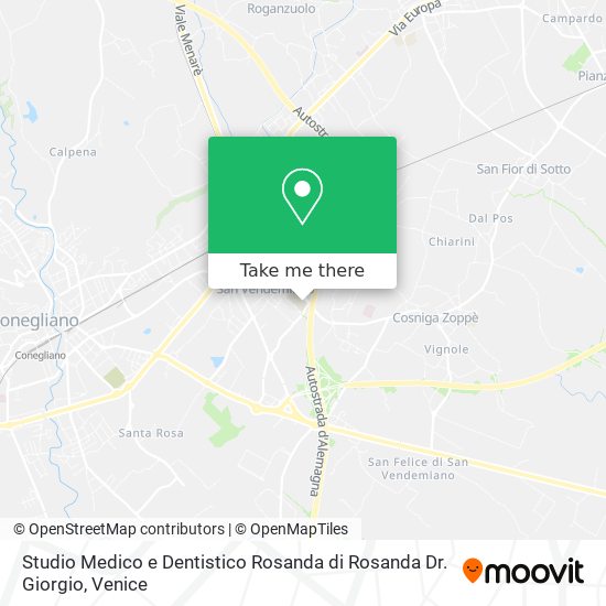 Studio Medico e Dentistico Rosanda di Rosanda Dr. Giorgio map