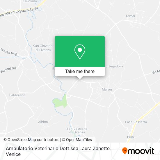 Ambulatorio Veterinario Dott.ssa Laura Zanette map