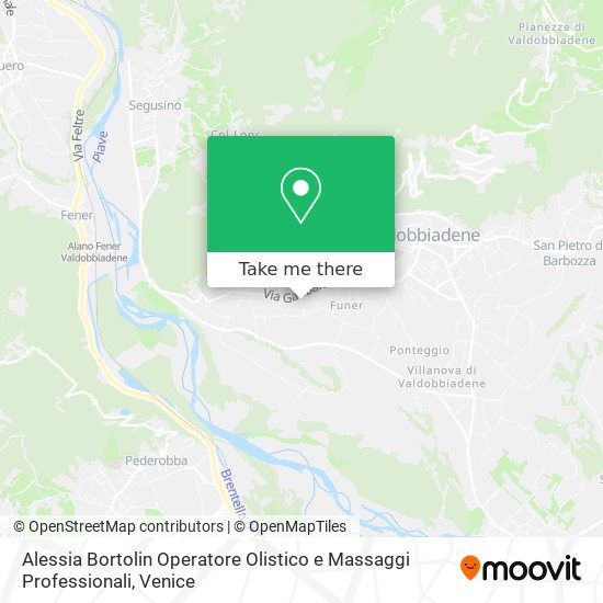 Alessia Bortolin Operatore Olistico e Massaggi Professionali map
