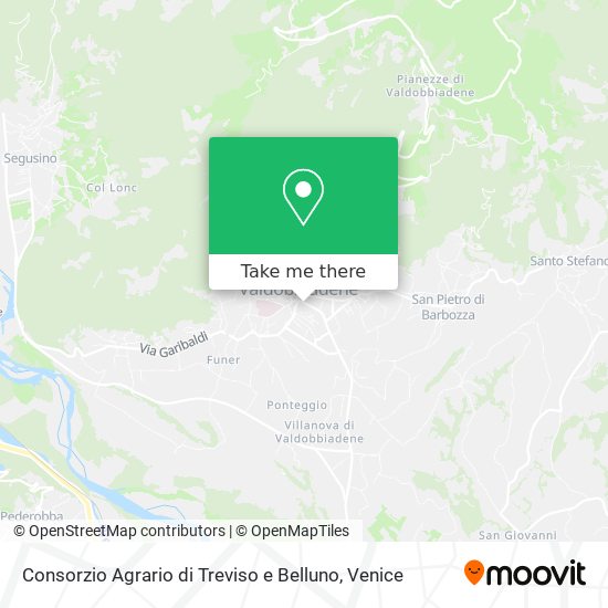 Consorzio Agrario di Treviso e Belluno map