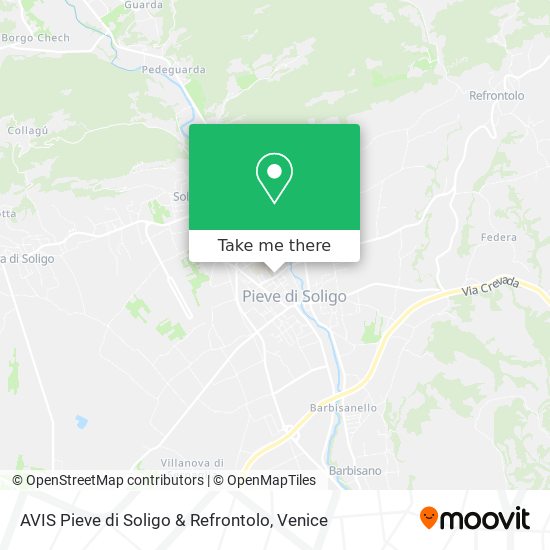 AVIS Pieve di Soligo & Refrontolo map