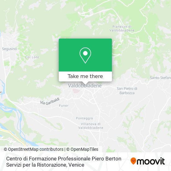 Centro di Formazione Professionale Piero Berton Servizi per la Ristorazione map