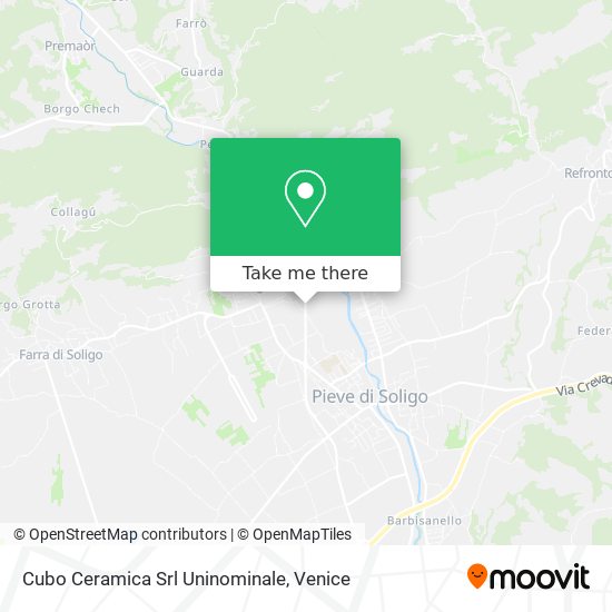 Cubo Ceramica Srl Uninominale map