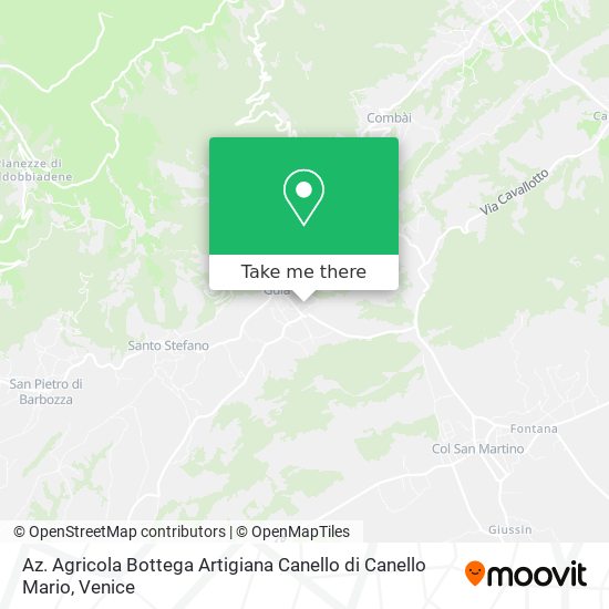 Az. Agricola Bottega Artigiana Canello di Canello Mario map