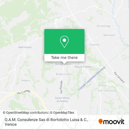 Q.A.M. Consulenze Sas di Bortolotto Luisa & C. map