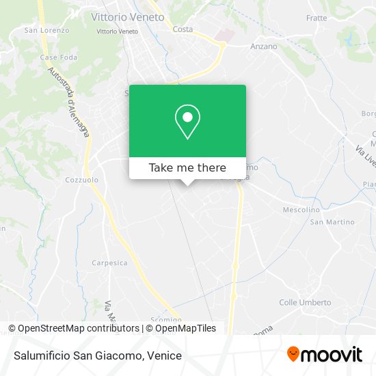 Salumificio San Giacomo map
