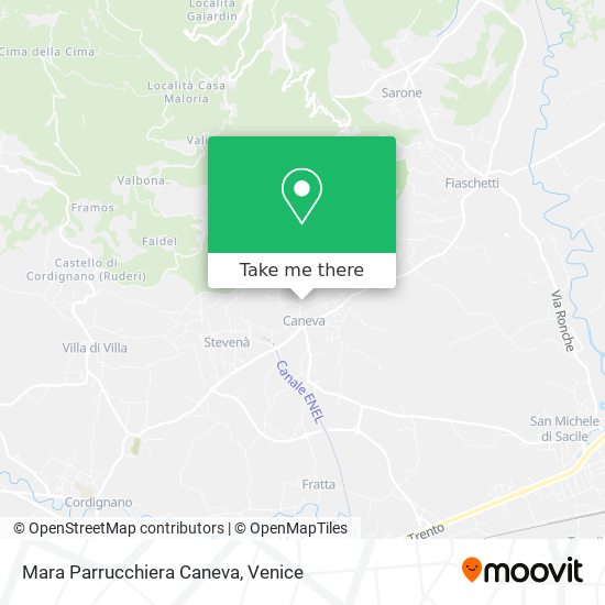Mara Parrucchiera Caneva map