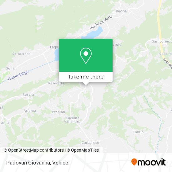 Padovan Giovanna map