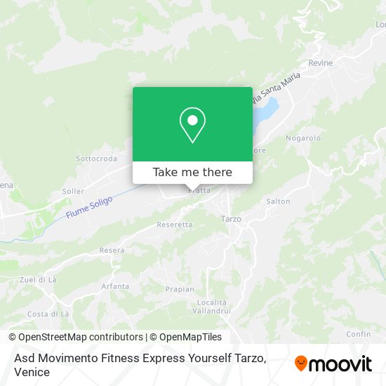 Asd Movimento Fitness Express Yourself Tarzo map