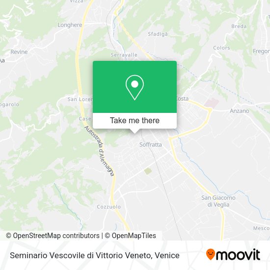 Seminario Vescovile di Vittorio Veneto map