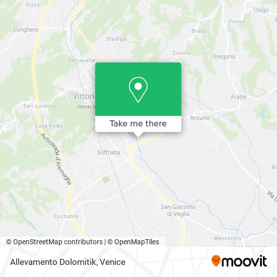 Allevamento Dolomitik map