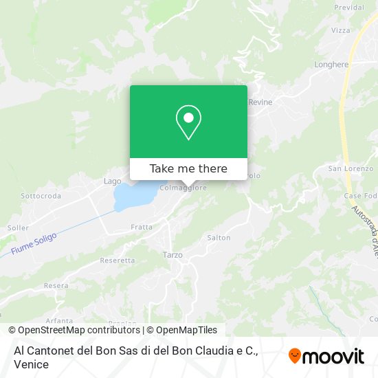 Al Cantonet del Bon Sas di del Bon Claudia e C. map