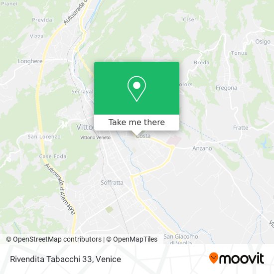 Rivendita Tabacchi 33 map