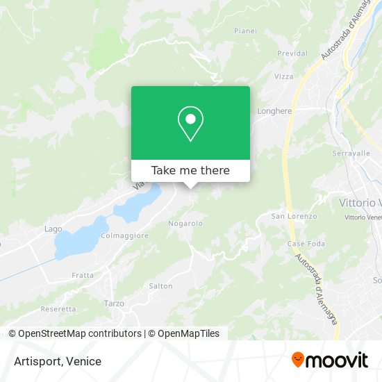 Artisport map