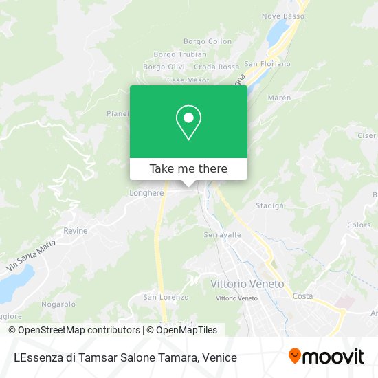 L'Essenza di Tamsar Salone Tamara map