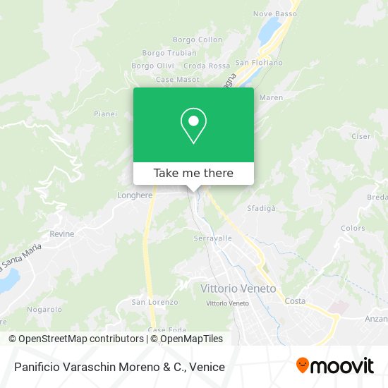 Panificio Varaschin Moreno & C. map