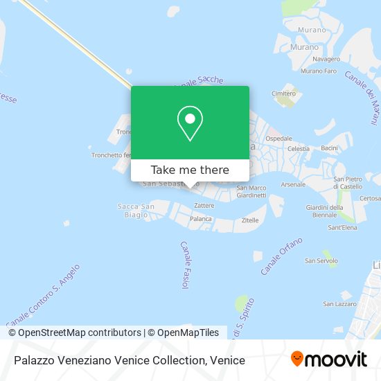 Palazzo Veneziano Venice Collection map