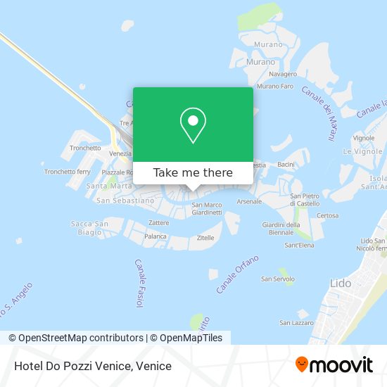 Hotel Do Pozzi Venice map