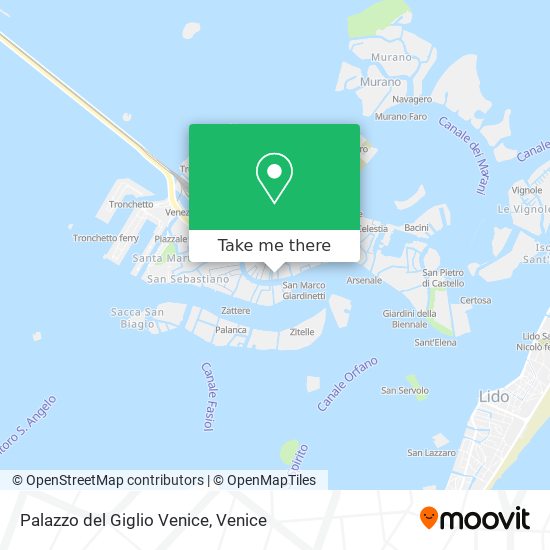 Palazzo del Giglio Venice map