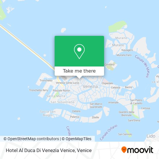 Hotel Al Duca Di Venezia Venice map