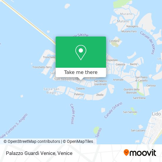 Palazzo Guardi Venice map