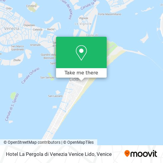 Hotel La Pergola di Venezia Venice Lido map