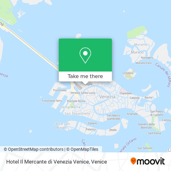 Hotel Il Mercante di Venezia Venice map