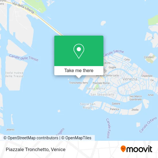 Piazzale Tronchetto map