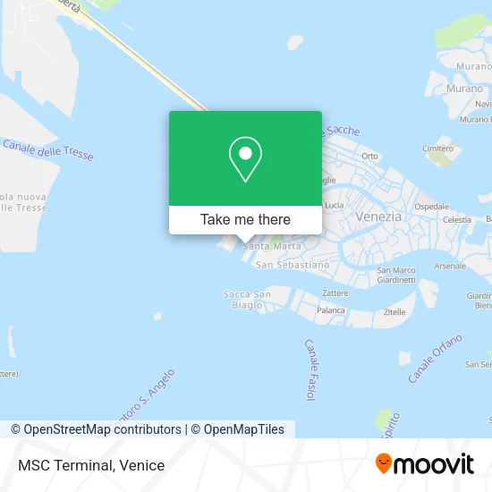 MSC Terminal map