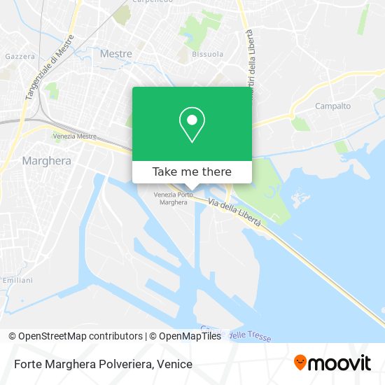 Forte Marghera Polveriera map