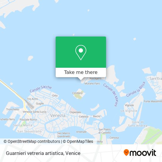 Guarnieri vetreria artistica map