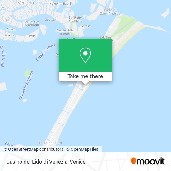 Casinò del Lido di Venezia map