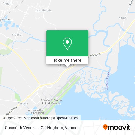 Casinò di Venezia - Ca' Noghera map